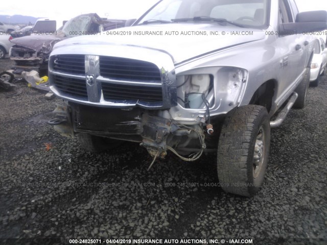 3D7KS28A08G198006 - 2008 DODGE RAM 2500 ST/SLT SILVER photo 6