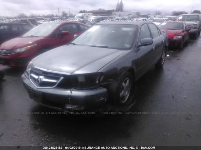 19UUA56652A045649 - 2002 ACURA 3.2TL GRAY photo 2