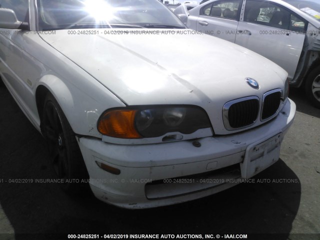 WBABN33412PG58897 - 2002 BMW 325 CI WHITE photo 6