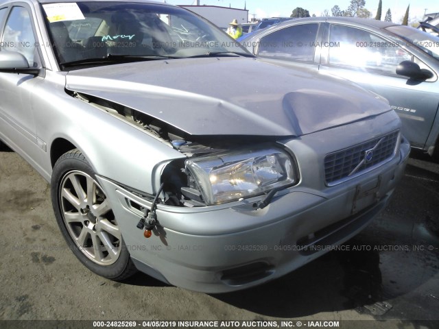 YV1TS59H441367958 - 2004 VOLVO S80 2.5T SILVER photo 6