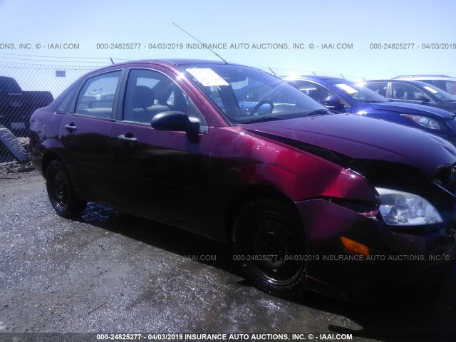 1FAFP34N36W107911 - 2006 FORD FOCUS ZX4 BURGUNDY photo 1