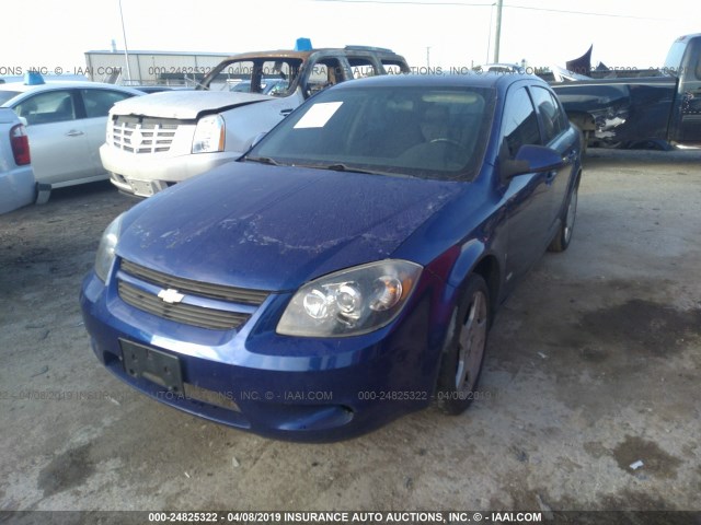 1G1AM55B567707734 - 2006 CHEVROLET COBALT SS Dark Blue photo 6