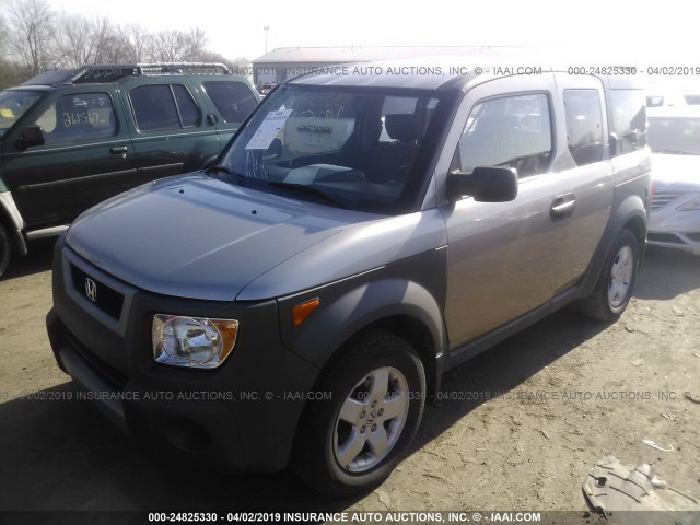 5J6YH28574L031722 - 2004 HONDA ELEMENT EX SILVER photo 2