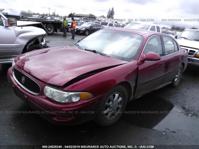 1G4HR54K24U131703 - 2004 BUICK LESABRE LIMITED RED photo 2