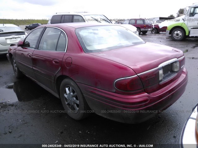 1G4HR54K24U131703 - 2004 BUICK LESABRE LIMITED RED photo 3