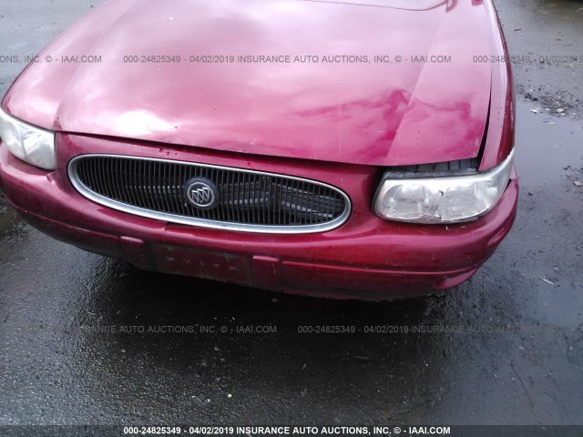 1G4HR54K24U131703 - 2004 BUICK LESABRE LIMITED RED photo 6