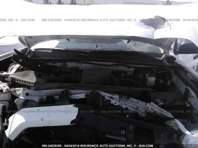 5TFRX5GN3GX071180 - 2016 TOYOTA TACOMA ACCESS CAB/SR/SR5 WHITE photo 10