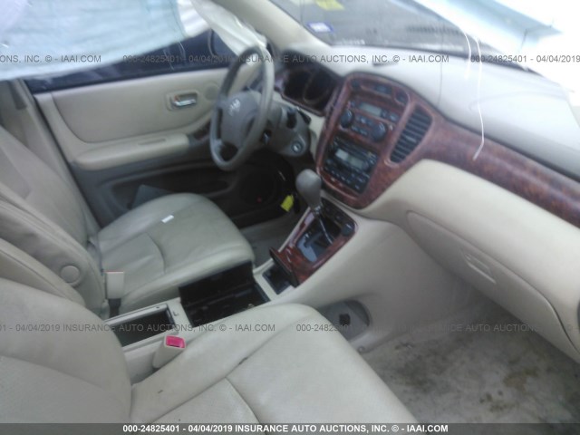 JTEEW21A660033239 - 2006 TOYOTA HIGHLANDER HYBRID GOLD photo 5