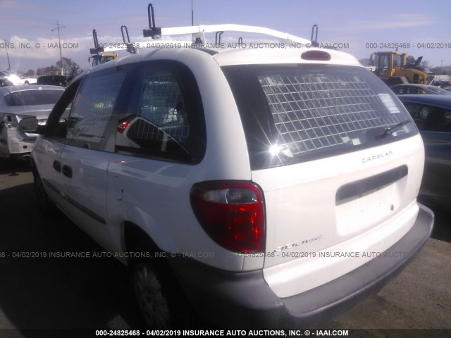 1D4GP21373B335153 - 2003 DODGE CARAVAN C/V WHITE photo 3