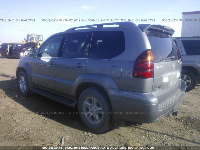 JTJBT20X560105860 - 2006 LEXUS GX 470 GRAY photo 3