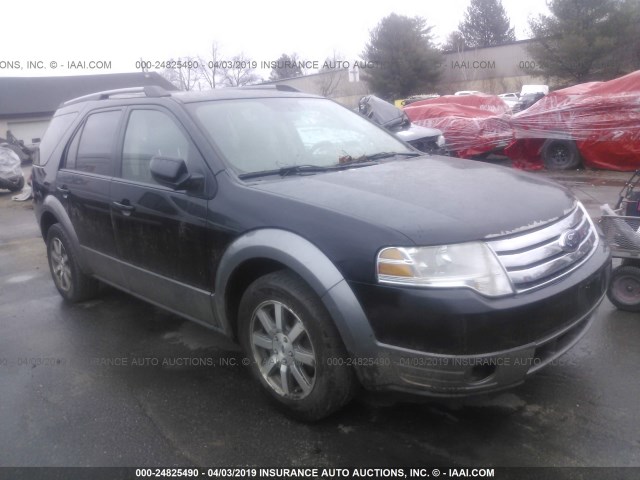 1FMDK02W38GA26961 - 2008 FORD TAURUS X SEL BLACK photo 1