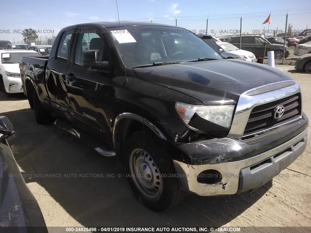 5TFRU54118X017274 - 2008 TOYOTA TUNDRA DOUBLE CAB/DOUBLE CAB SR5 BLACK photo 1