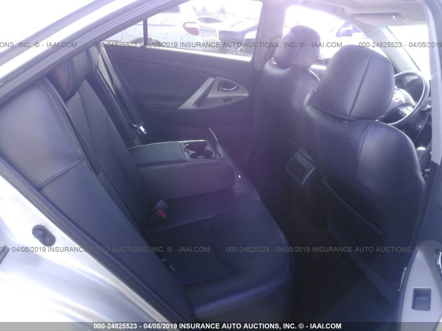 4T1BK46K69U086578 - 2009 TOYOTA CAMRY SE/LE/XLE SILVER photo 8