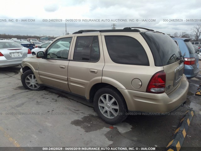 5GADT13S942295090 - 2004 BUICK RAINIER CXL GOLD photo 3