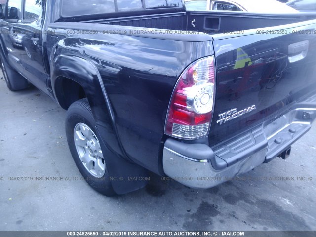 3TMJU4GNXCM128698 - 2012 TOYOTA TACOMA DOUBLE CAB PRERUNNER BLACK photo 6