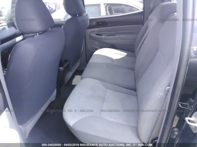 3TMJU4GNXCM128698 - 2012 TOYOTA TACOMA DOUBLE CAB PRERUNNER BLACK photo 8