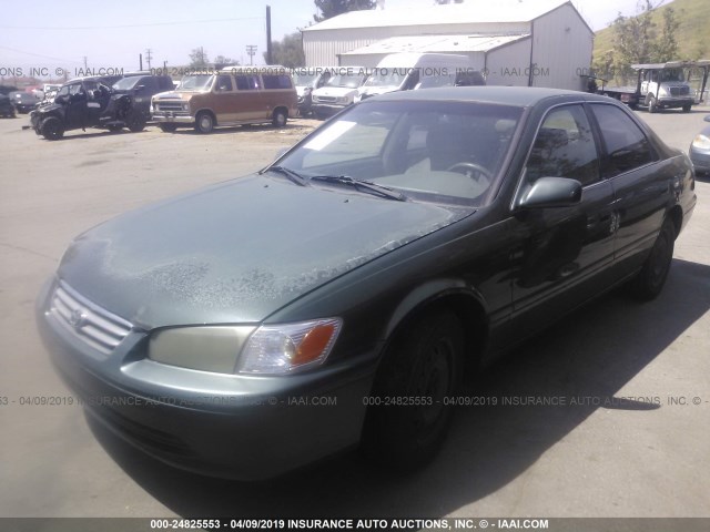 JT2BG22K410569118 - 2001 TOYOTA CAMRY CE/LE/XLE GREEN photo 2