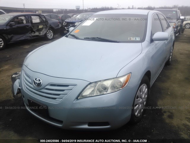 4T4BE46K89R110361 - 2009 TOYOTA CAMRY SE/LE/XLE BLUE photo 2