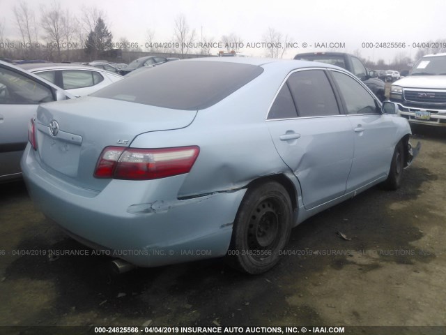 4T4BE46K89R110361 - 2009 TOYOTA CAMRY SE/LE/XLE BLUE photo 4