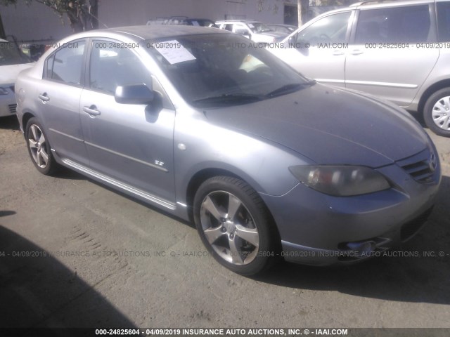 JM1BK323351233545 - 2005 MAZDA 3 S GRAY photo 1