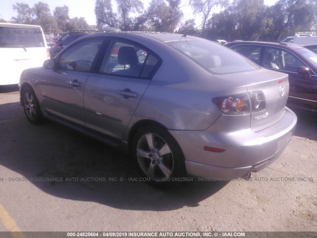 JM1BK323351233545 - 2005 MAZDA 3 S GRAY photo 3