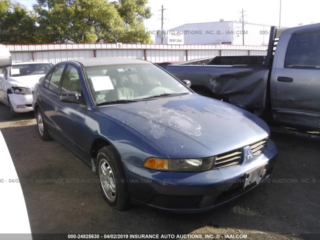 4A3AA36G33E101402 - 2003 MITSUBISHI GALANT DE BLUE photo 1