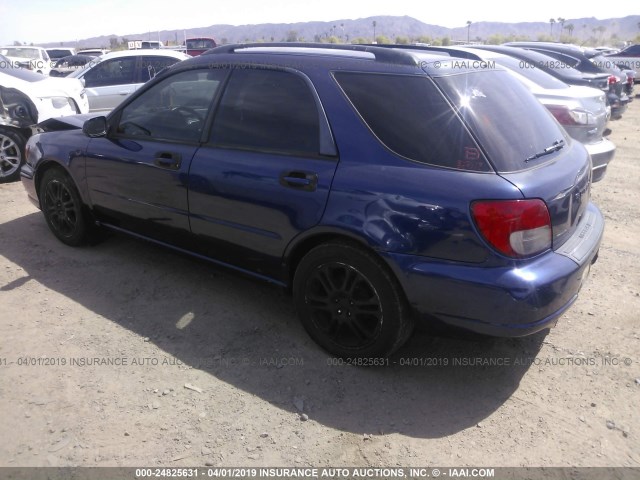 JF1GG65562G804353 - 2002 SUBARU IMPREZA TS Dark Blue photo 3