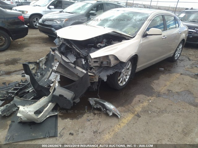 1G1ZK577494240488 - 2009 CHEVROLET MALIBU LTZ TAN photo 2