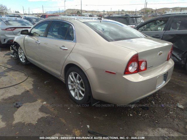 1G1ZK577494240488 - 2009 CHEVROLET MALIBU LTZ TAN photo 3