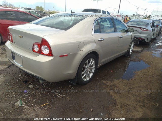 1G1ZK577494240488 - 2009 CHEVROLET MALIBU LTZ TAN photo 4