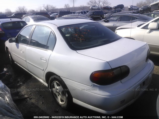 1G1NE52J73M636897 - 2003 CHEVROLET MALIBU LS WHITE photo 3
