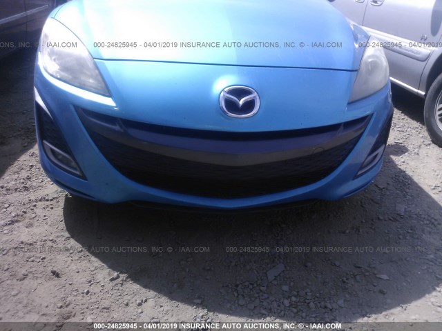 JM1BL1M61B1457935 - 2011 MAZDA 3 S BLUE photo 6