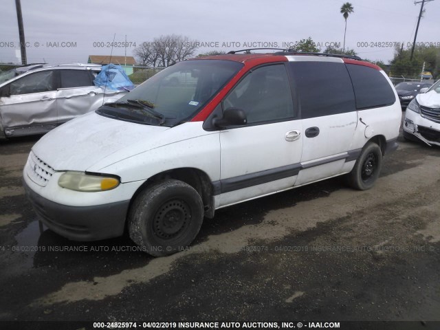 1C4GJ44G0YB662087 - 2000 CHRYSLER GRAND VOYAGER SE WHITE photo 2