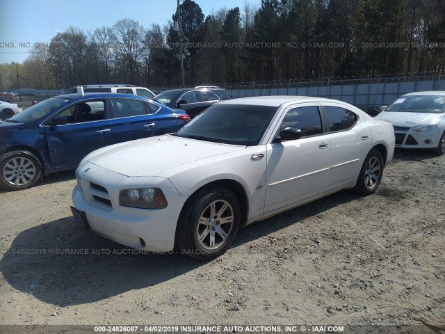 2B3KA43GX6H335391 - 2006 DODGE CHARGER SE/SXT WHITE photo 2