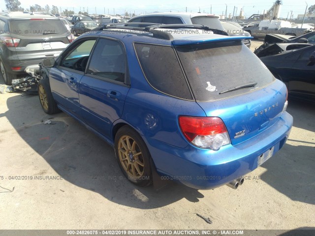 JF1GG29665G808208 - 2005 SUBARU IMPREZA WRX/VDT BLUE photo 3