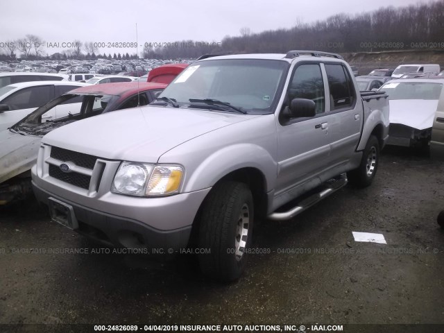 1FMZU77K35UA94074 - 2005 FORD EXPLORER SPORT TR  SILVER photo 2