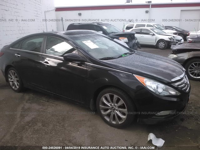 5NPEC4AB6CH443247 - 2012 HYUNDAI SONATA SE/LIMITED BLACK photo 1