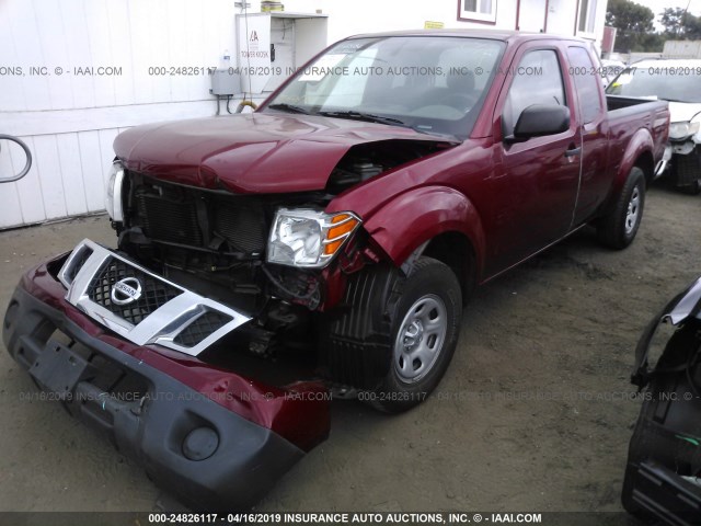 1N6BD0CT9GN777807 - 2016 NISSAN FRONTIER S/SV RED photo 2