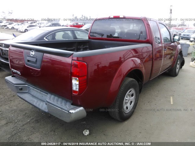 1N6BD0CT9GN777807 - 2016 NISSAN FRONTIER S/SV RED photo 4