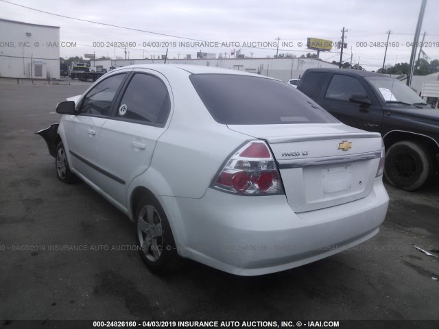 KL1TD5DE4BB195426 - 2011 CHEVROLET AVEO LS/LT Ağ foto 3