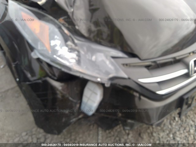 5J6RM3H71DL041153 - 2013 HONDA CR-V EXL BLACK photo 6