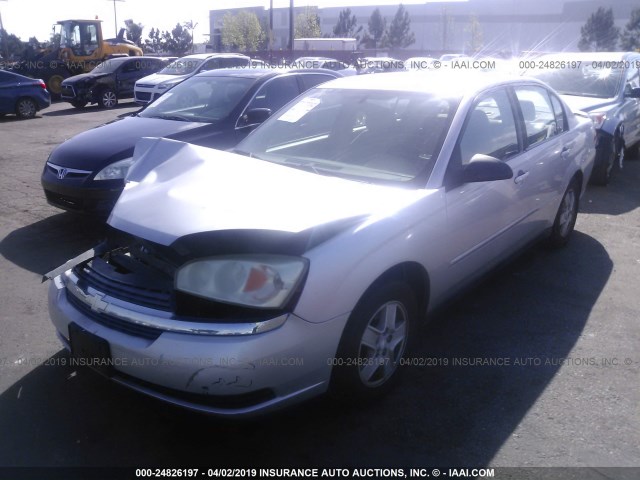 1G1ZT54884F152616 - 2004 CHEVROLET MALIBU LS SILVER photo 2