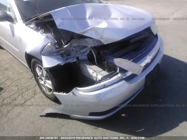 1G1ZT54884F152616 - 2004 CHEVROLET MALIBU LS SILVER photo 6