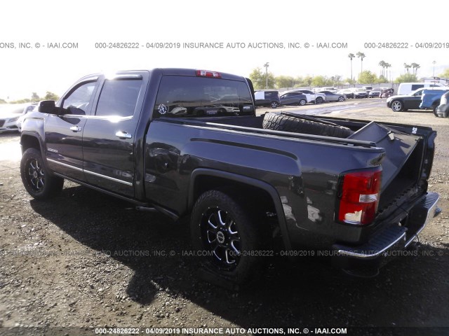 3GTU2VEC3EG567852 - 2014 GMC SIERRA K1500 SLT GRAY photo 3