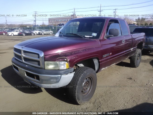 3B7KF23Z0YG123558 - 2000 DODGE RAM 2500 RED photo 2