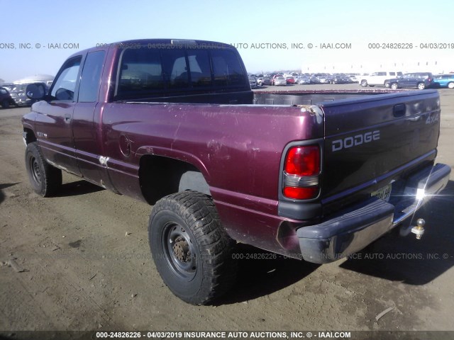 3B7KF23Z0YG123558 - 2000 DODGE RAM 2500 RED photo 3