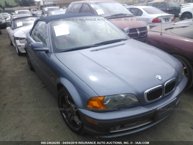 WBABS53441JU82205 - 2001 BMW 330 CI BLUE photo 1