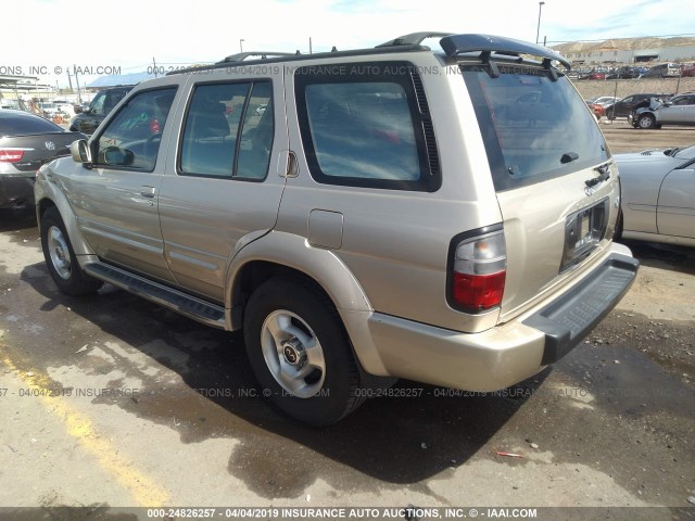 JNRAR05Y8WW028594 - 1998 INFINITI QX4 BEIGE photo 3