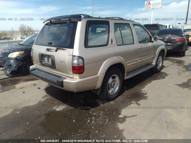 JNRAR05Y8WW028594 - 1998 INFINITI QX4 BEIGE photo 4