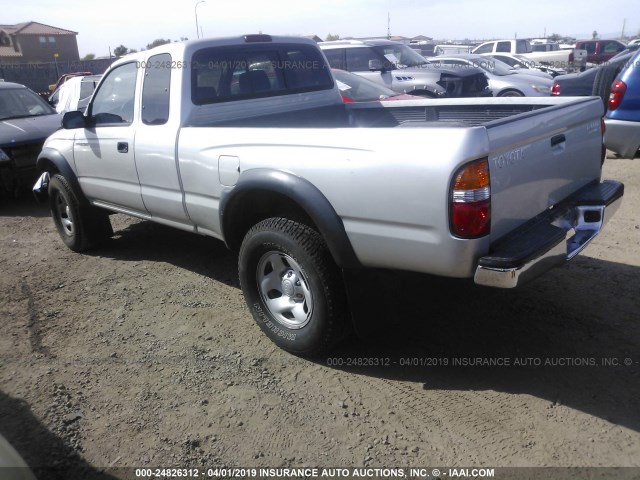 5TESN92NX3Z242578 - 2003 TOYOTA TACOMA XTRACAB PRERUNNER GRAY photo 3